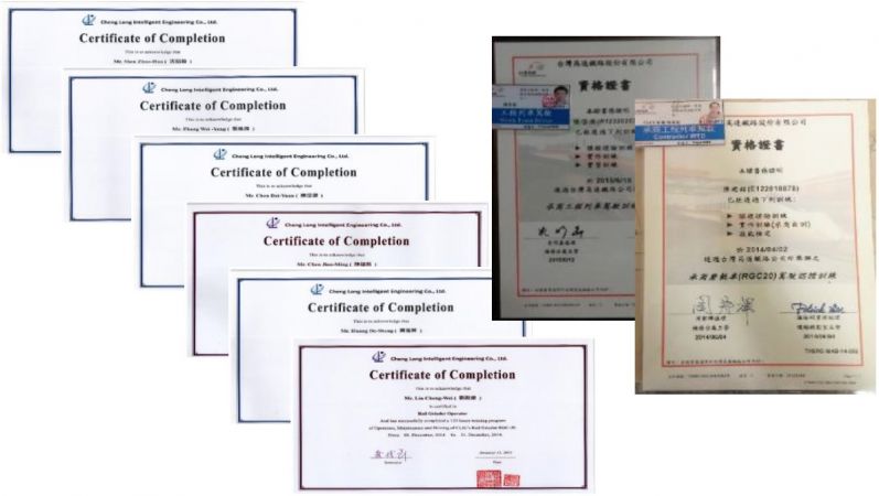 Certificate of completion